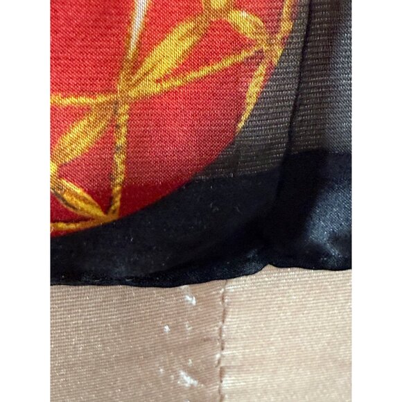 VTG Echo Silk Sheer Christmas Holiday Ornaments Scarf 11x52 Quiet Luxury NOS - Picture 11 of 12